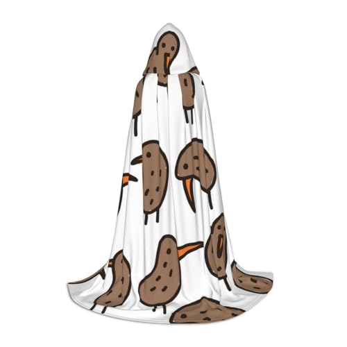 WYYDPPLK Langer Kapuzenumhang für Teenager, Kiwi-Vögel, niedlicher Druck, Cosplay, Rollenparty, Halloween-Kostüme WYYDPPLK Langer Kapuzenumhang für Teenager, Kiwi-Vögel, niedlicher Druck, Cosplay, Rollenparty, Halloween-Kostüme von WYYDPPLK