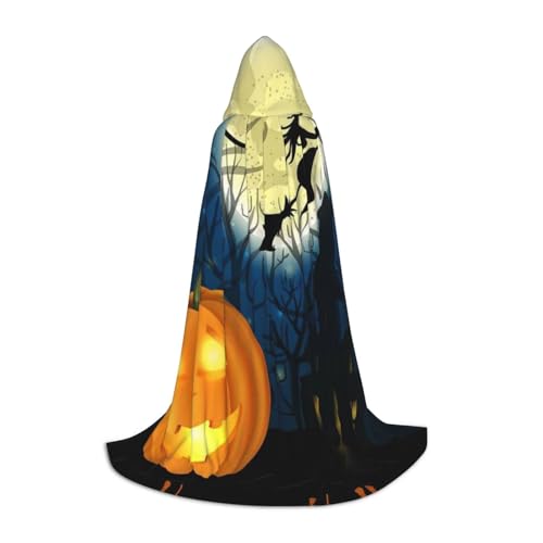 WYYDPPLK Langer Kapuzenumhang für Teenager, Kürbis, Halloween-Druck, Cosplay, Rollenparty, Halloween-Kostüme WYYDPPLK Langer Kapuzenumhang für Teenager, Kürbis, Halloween-Druck, Cosplay, Rollenparty, Halloween-Kostüme von WYYDPPLK