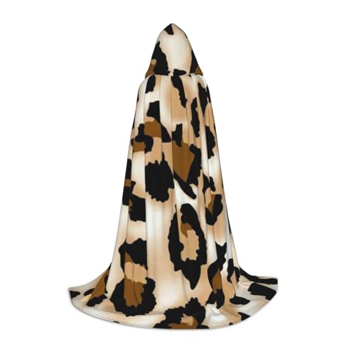 WYYDPPLK Langer Kapuzenumhang für Teenager, Leopardenmuster, Cosplay, Rollenparty, Halloween-Kostüme WYYDPPLK Langer Kapuzenumhang für Teenager, Leopardenmuster, Cosplay, Rollenparty, Halloween-Kostüme von WYYDPPLK