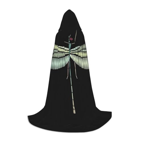 WYYDPPLK Langer Kapuzenumhang für Teenager, Libelle, schwarzer Druck, Cosplay, Rollenparty, Halloween-Kostüme WYYDPPLK Langer Kapuzenumhang für Teenager, Libelle, schwarzer Druck, Cosplay, Rollenparty, Halloween-Kostüme von WYYDPPLK
