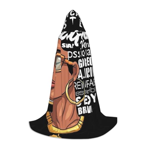 WYYDPPLK Langer Kapuzenumhang für Teenager, Melanin, Afro-Frau, Druck, Cosplay, Rollenparty, Halloween-Kostüme WYYDPPLK Langer Kapuzenumhang für Teenager, Melanin, Afro-Frau, Druck, Cosplay, Rollenparty, Halloween-Kostüme von WYYDPPLK