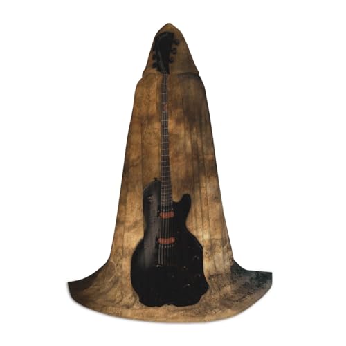 WYYDPPLK Langer Kapuzenumhang für Teenager, Musikgitarre, Druck, Cosplay, Rollenparty, Halloween-Kostüme WYYDPPLK Langer Kapuzenumhang für Teenager, Musikgitarre, Druck, Cosplay, Rollenparty, Halloween-Kostüme von WYYDPPLK