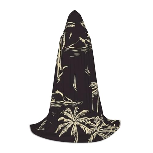 WYYDPPLK Langer Kapuzenumhang für Teenager, Palmenaufdruck, Cosplay, Rollenparty, Halloween-Kostüme WYYDPPLK Langer Kapuzenumhang für Teenager, Palmenaufdruck, Cosplay, Rollenparty, Halloween-Kostüme von WYYDPPLK