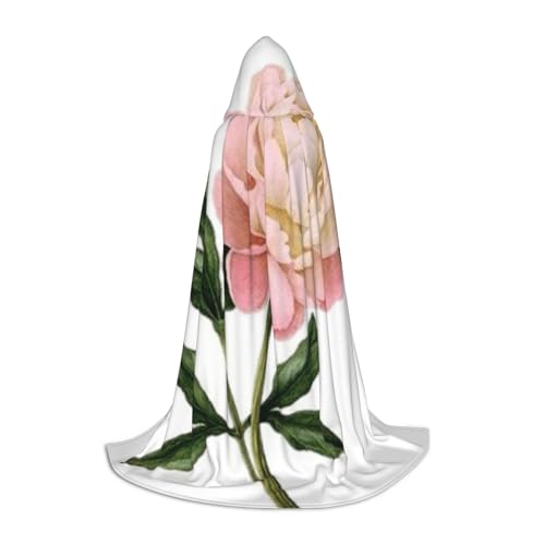 WYYDPPLK Langer Kapuzenumhang für Teenager, Pfingstrosen-Druck, Cosplay, Rollenparty, Halloween-Kostüme WYYDPPLK Langer Kapuzenumhang für Teenager, Pfingstrosen-Druck, Cosplay, Rollenparty, Halloween-Kostüme von WYYDPPLK