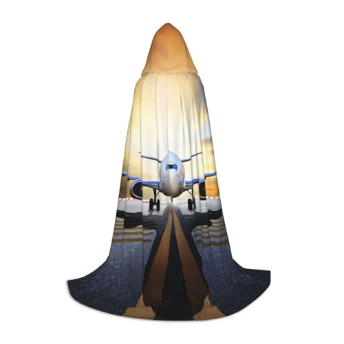 WYYDPPLK Langer Kapuzenumhang für Teenager, Rucksack, Flugzeugdruck, Cosplay, Rollenparty, Halloween-Kostüme WYYDPPLK Langer Kapuzenumhang für Teenager, Rucksack, Flugzeugdruck, Cosplay, Rollenparty, Halloween-Kostüme von WYYDPPLK