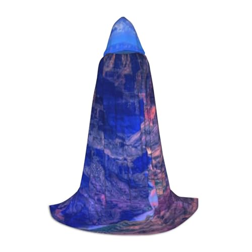 WYYDPPLK Langer Kapuzenumhang für Teenager, Schönheit, Grand Canyon, Druck, Cosplay, Rollenparty, Halloween-Kostüme von WYYDPPLK