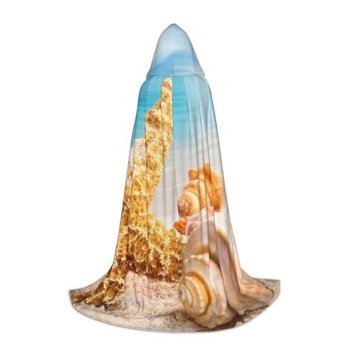 WYYDPPLK Langer Kapuzenumhang für Teenager, Seestern-Druck, Cosplay, Rollenparty, Halloween-Kostüme WYYDPPLK Langer Kapuzenumhang für Teenager, Seestern-Druck, Cosplay, Rollenparty, Halloween-Kostüme von WYYDPPLK