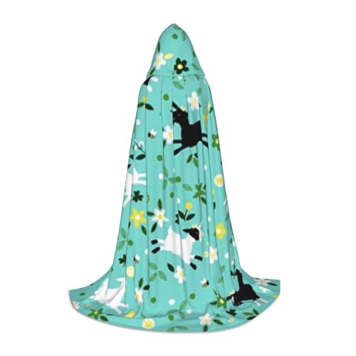 WYYDPPLK Langer Kapuzenumhang für Teenager, Ziegenfroldruck, Cosplay, Rollenparty, Halloween-Kostüme WYYDPPLK Langer Kapuzenumhang für Teenager, Ziegenfroldruck, Cosplay, Rollenparty, Halloween-Kostüme von WYYDPPLK