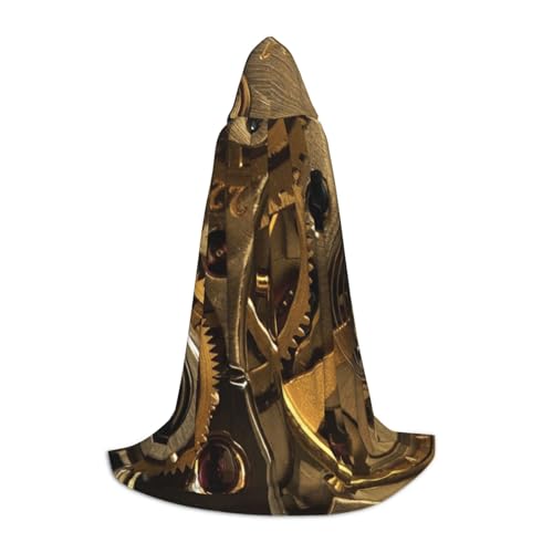 WYYDPPLK Langer Kapuzenumhang für Teenager, cooler Steampunk-Zahnradaufdruck, Cosplay, Rollenparty, Halloween-Kostüme WYYDPPLK Langer Kapuzenumhang für Teenager, cooler Steampunk-Zahnradaufdruck, Cosplay, Rollenparty, Halloween-Kostüme von WYYDPPLK