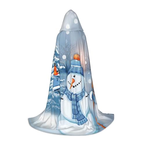WYYDPPLK Langer Kapuzenumhang für Teenager, fleißiger Schneemann-Druck, Cosplay, Rollenparty, Halloween-Kostüme WYYDPPLK Langer Kapuzenumhang für Teenager, fleißiger Schneemann-Druck, Cosplay, Rollenparty, Halloween-Kostüme von WYYDPPLK