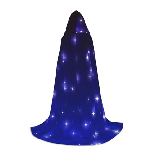 WYYDPPLK Langer Kapuzenumhang für Teenager, helle Sterne, Druck, Cosplay, Rolle, Party, Halloween-Kostüme WYYDPPLK Langer Kapuzenumhang für Teenager, helle Sterne, Druck, Cosplay, Rolle, Party, Halloween-Kostüme von WYYDPPLK