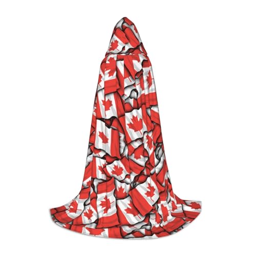 WYYDPPLK Langer Kapuzenumhang für Teenager, kanadische Flagge, Druck, Cosplay, Rollenparty, Halloween-Kostüme WYYDPPLK Langer Kapuzenumhang für Teenager, kanadische Flagge, Druck, Cosplay, Rollenparty, Halloween-Kostüme von WYYDPPLK