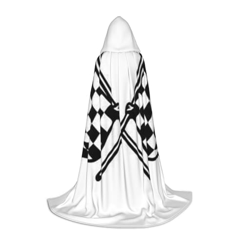 WYYDPPLK Langer Kapuzenumhang für Teenager, karierte Flaggen, Rennflagge, Druck, Cosplay, Rollenparty, Halloween-Kostüme WYYDPPLK Langer Kapuzenumhang für Teenager, karierte Flaggen, Rennflagge, Druck, Cosplay, Rollenparty, Halloween-Kostüme von WYYDPPLK