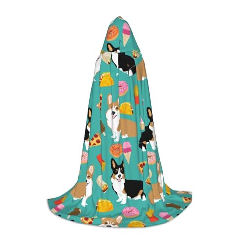 WYYDPPLK Langer Kapuzenumhang für Teenager, niedlicher Hundeaufdruck, Cosplay, Rollenparty, Halloween-Kostüme WYYDPPLK Langer Kapuzenumhang für Teenager, niedlicher Hundeaufdruck, Cosplay, Rollenparty, Halloween-Kostüme von WYYDPPLK