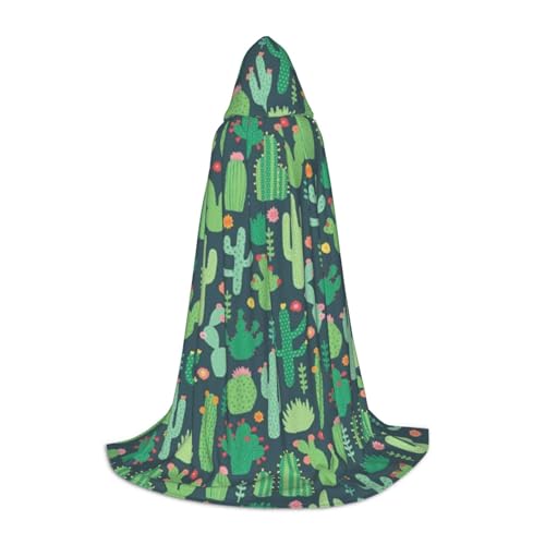 WYYDPPLK Langer Kapuzenumhang für Teenager, niedlicher Kaktus, nahtlose Illustration, Druck, Cosplay, Rollenparty, Halloween-Kostüme WYYDPPLK Langer Kapuzenumhang für Teenager, niedlicher Kaktus, nahtlose Illustration, Druck, Cosplay, Rollenparty, Halloween-Kostüme von WYYDPPLK