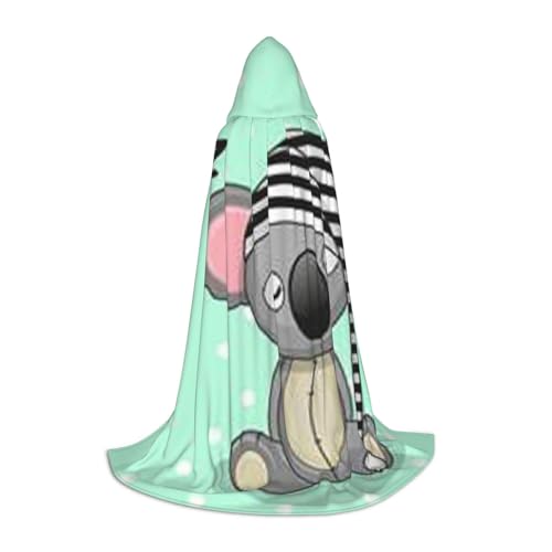 WYYDPPLK Langer Kapuzenumhang für Teenager, schlafender Koala-Kappe, Druck, Cosplay, Rolle, Party, Halloween-Kostüme WYYDPPLK Langer Kapuzenumhang für Teenager, schlafender Koala-Kappe, Druck, Cosplay, Rolle, Party, Halloween-Kostüme von WYYDPPLK