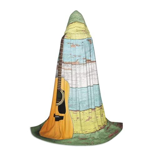 WYYDPPLK Langer Kapuzenumhang für Teenager, schöner Gitarrendruck, Cosplay, Rollenparty, Halloween-Kostüme WYYDPPLK Langer Kapuzenumhang für Teenager, schöner Gitarrendruck, Cosplay, Rollenparty, Halloween-Kostüme von WYYDPPLK