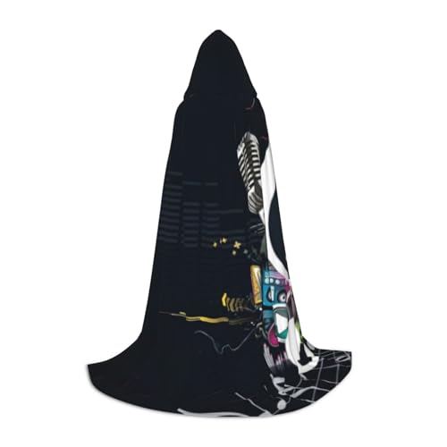 WYYDPPLK Langer Kapuzenumhang für Teenager Musiknoten Druck Cosplay Rolle Party Halloween Kostüme WYYDPPLK Langer Kapuzenumhang für Teenager Musiknoten Druck Cosplay Rolle Party Halloween Kostüme von WYYDPPLK
