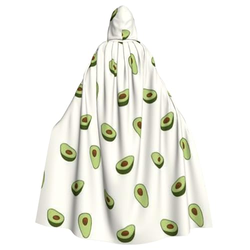 WYYDPPLK Lustiger Avocado-Umhang mit Kapuze für Erwachsene – Unisex, Halloween, Weihnachten, Cosplay-Umhang von WYYDPPLK