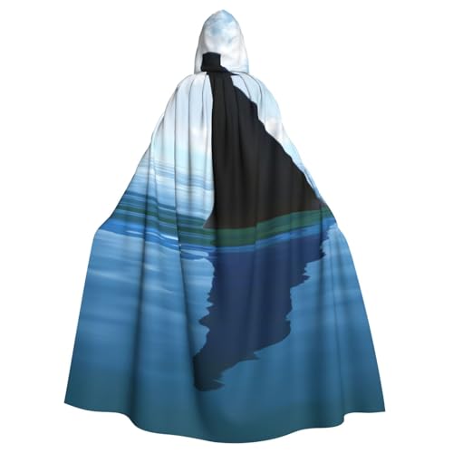 WYYDPPLK Lustiger Hai-Umhang mit Kapuze für Erwachsene – Unisex, Halloween, Weihnachten, Cosplay von WYYDPPLK