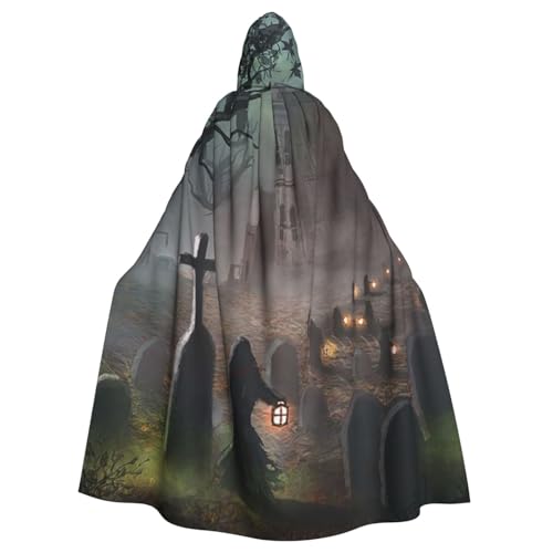WYYDPPLK Lustiger Halloween-Horror-Aufdruck, Kapuzenumhang für Erwachsene, Unisex, Halloween, Weihnachten, Cosplay-Umhang WYYDPPLK Lustiger Halloween-Horror-Aufdruck, Kapuzenumhang für Erwachsene, Unisex, Halloween, Weihnachten, Cosplay-Umhang von WYYDPPLK