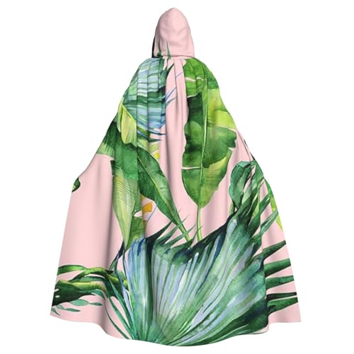WYYDPPLK Lustiger Kapuzenumhang mit Bananenblättern, für Erwachsene, Unisex, Halloween, Weihnachten, Cosplay von WYYDPPLK