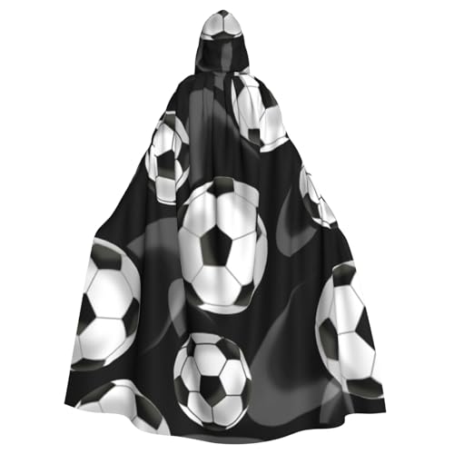 WYYDPPLK Lustiger Kapuzenumhang mit Fußball-Aufdruck für Erwachsene, Unisex, Halloween, Weihnachten, Cosplay, Umhang WYYDPPLK Lustiger Kapuzenumhang mit Fußball-Aufdruck für Erwachsene, Unisex, Halloween, Weihnachten, Cosplay, Umhang von WYYDPPLK