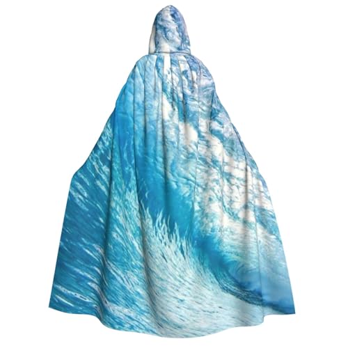 WYYDPPLK Lustiger Kapuzenumhang mit Ozean-Druck für Erwachsene – Unisex, Halloween, Weihnachten und Ostern, Events, Cosplay-Umhang von WYYDPPLK