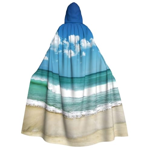 WYYDPPLK Lustiger Strandumhang mit weißem Wolken-Aufdruck, für Erwachsene, Unisex, Halloween, Weihnachten und Ostern, Cosplay-Umhang WYYDPPLK Lustiger Strandumhang mit weißem Wolken-Aufdruck, für Erwachsene, Unisex, Halloween, Weihnachten und Ostern, Cosplay-Umhang von WYYDPPLK