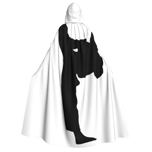 WYYDPPLK Lustiger Taekwondo-Kampfsport-Umhang mit Kapuze für Erwachsene – Unisex, Halloween, Weihnachten und Ostern, Cosplay-Umhang von WYYDPPLK