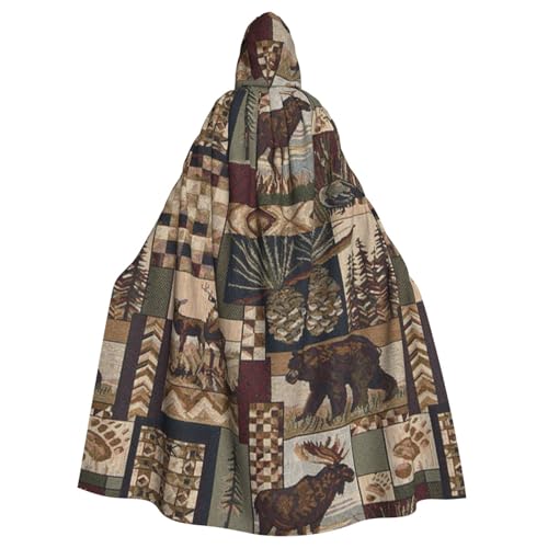 WYYDPPLK Lustiger Umhang mit Kapuze für Erwachsene, Unisex, Halloween, Weihnachten, Cosplay von WYYDPPLK