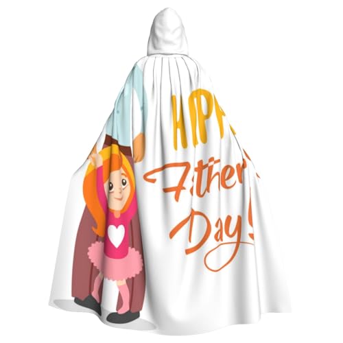 WYYDPPLK Lustiger Umhang mit Kapuze zum Vatertag von der Tochter, für Erwachsene, Unisex, Halloween, Weihnachten, Cosplay von WYYDPPLK