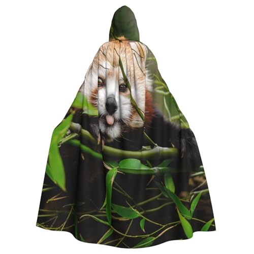 WYYDPPLK Lustiger kleiner roter Panda-Aufdruck, Kapuzenumhang für Erwachsene, Unisex, Halloween, Weihnachten, Cosplay WYYDPPLK Lustiger kleiner roter Panda-Aufdruck, Kapuzenumhang für Erwachsene, Unisex, Halloween, Weihnachten, Cosplay von WYYDPPLK