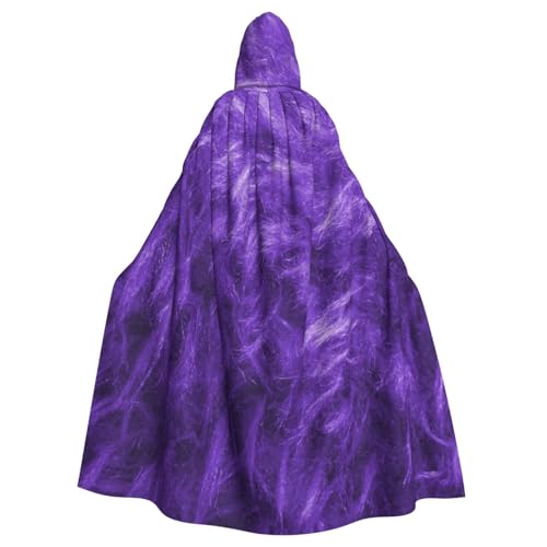WYYDPPLK Lustiger violetter Kapuzenumhang für Erwachsene – Unisex, Halloween, Weihnachten, Cosplay-Umhang von WYYDPPLK