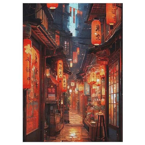 300 Teile Puzzle Für Jungen Und Mädchen, Standard-Puzzles Japan Style, Familienspiele, 42×30cm von WYYLLLL