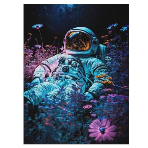 Astronaut 500 Teile Premium-Puzzles Für Erwachsene Kinder- Holzpuzzles Spaß Und Lernspiele - Perfekte Puzzle-Geschenke 55×41cm Astronaut 500 Teile Premium-Puzzles Für Erwachsene Kinder- Holzpuzzles Spaß Und Lernspiele - Perfekte Puzzle-Geschenke 55×41cm von WYYLLLL