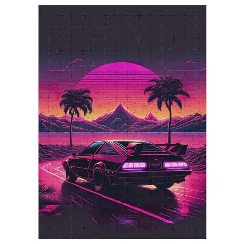 Auto Sonnenuntergang 300 Teile Premium-Puzzles Für Erwachsene Kinder- Holzpuzzles Spaß Und Lernspiele - Perfekte Puzzle-Geschenke 42×30cm Auto Sonnenuntergang 300 Teile Premium-Puzzles Für Erwachsene Kinder- Holzpuzzles Spaß Und Lernspiele - Perfekte Puzzle-Geschenke 42×30cm von WYYLLLL