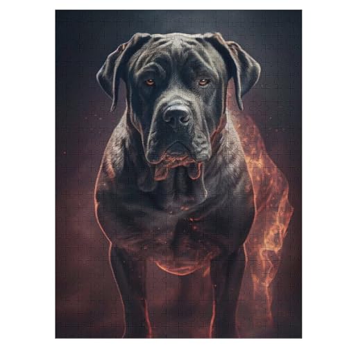 Cane Corso Holzpuzzle 500 Teile Klassische Puzzles Erwachsene Kinder Puzzle DIY Kit Holzspielzeug Einzigartiges Geschenk 55×41cm Cane Corso Holzpuzzle 500 Teile Klassische Puzzles Erwachsene Kinder Puzzle DIY Kit Holzspielzeug Einzigartiges Geschenk 55×41cm von WYYLLLL