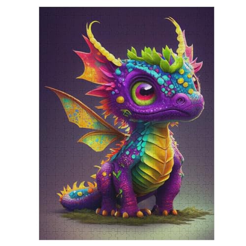 Dinosaurier 500 Teile Premium-Puzzles Für Erwachsene Kinder- Holzpuzzles Spaß Und Lernspiele - Perfekte Puzzle-Geschenke 55×41cm Dinosaurier 500 Teile Premium-Puzzles Für Erwachsene Kinder- Holzpuzzles Spaß Und Lernspiele - Perfekte Puzzle-Geschenke 55×41cm von WYYLLLL