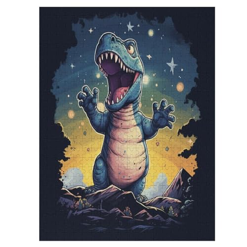 Dinosaurier Holzpuzzle 500 Teile Klassische Puzzles Erwachsene Kinder Puzzle DIY Kit Holzspielzeug Einzigartiges Geschenk 55×41cm Dinosaurier Holzpuzzle 500 Teile Klassische Puzzles Erwachsene Kinder Puzzle DIY Kit Holzspielzeug Einzigartiges Geschenk 55×41cm von WYYLLLL