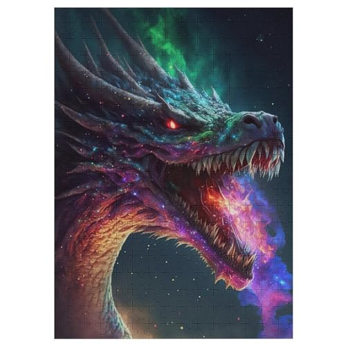 Drache Puzzle, Puzzles Für Erwachsene Kinder, 300 Teile Holzpuzzle, Für Jugendliche & Erwachsene Herausforderungsspielzeug 42×30cm Drache Puzzle, Puzzles Für Erwachsene Kinder, 300 Teile Holzpuzzle, Für Jugendliche & Erwachsene Herausforderungsspielzeug 42×30cm von WYYLLLL