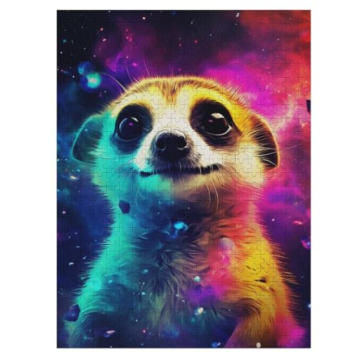 Erdmännchen Holzpuzzle 500 Teile Klassische Puzzles Erwachsene Kinder Puzzle DIY Kit Holzspielzeug Einzigartiges Geschenk 55×41cm Erdmännchen Holzpuzzle 500 Teile Klassische Puzzles Erwachsene Kinder Puzzle DIY Kit Holzspielzeug Einzigartiges Geschenk 55×41cm von WYYLLLL