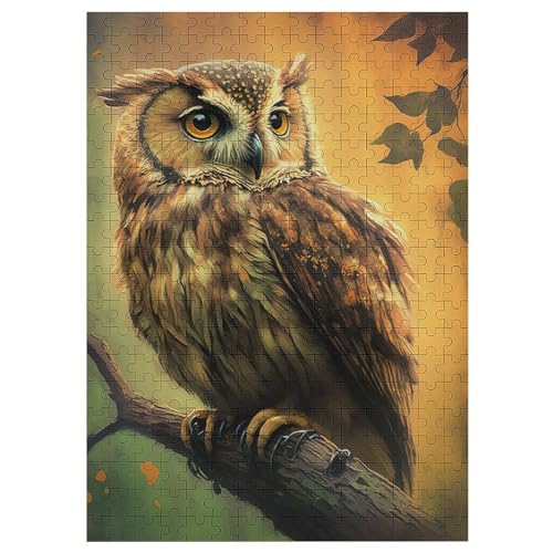 Eule 300 Teile Premium-Puzzles Für Erwachsene Kinder- Holzpuzzles Spaß Und Lernspiele - Perfekte Puzzle-Geschenke 42×30cm Eule 300 Teile Premium-Puzzles Für Erwachsene Kinder- Holzpuzzles Spaß Und Lernspiele - Perfekte Puzzle-Geschenke 42×30cm von WYYLLLL