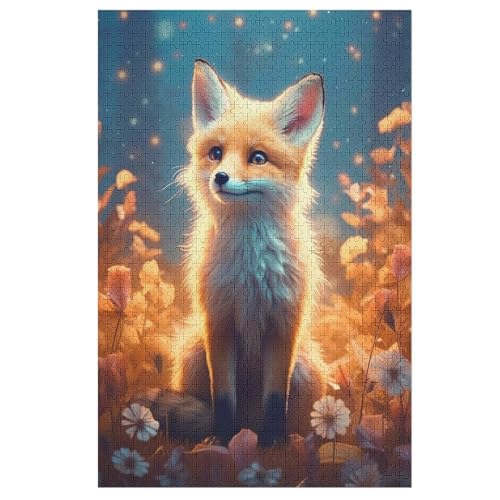 Fuchs Holzpuzzle 1000 Teile Klassische Puzzles Erwachsene Kinder Puzzle DIY Kit Holzspielzeug Einzigartiges Geschenk 78×53cm Fuchs Holzpuzzle 1000 Teile Klassische Puzzles Erwachsene Kinder Puzzle DIY Kit Holzspielzeug Einzigartiges Geschenk 78×53cm von WYYLLLL
