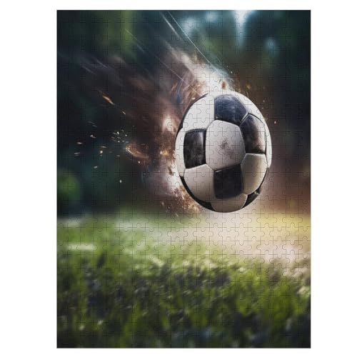 Fußball Sport 500 Teile Holzpuzzle,einzigartiges Puzzle, Geschenk Für Erwachsene,Familienspiel,Herausforderungsaktivität,55×41cm Fußball Sport 500 Teile Holzpuzzle,einzigartiges Puzzle, Geschenk Für Erwachsene,Familienspiel,Herausforderungsaktivität,55×41cm von WYYLLLL