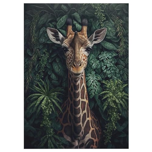Giraffe 300 Teile Premium-Puzzles Für Erwachsene Kinder- Holzpuzzles Spaß Und Lernspiele - Perfekte Puzzle-Geschenke 42×30cm Giraffe 300 Teile Premium-Puzzles Für Erwachsene Kinder- Holzpuzzles Spaß Und Lernspiele - Perfekte Puzzle-Geschenke 42×30cm von WYYLLLL