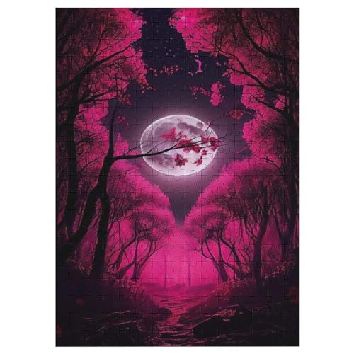 Japan Style 300 Teile Puzzle Für Erwachsene, Herausforderung Puzzles - Verringerter Druck Schwieriges Holzpuzzle Für Kinder 12+ 42×30cm von WYYLLLL