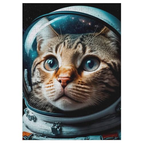 Katze 300 Teile Premium-Puzzles Für Erwachsene Kinder- Holzpuzzles Spaß Und Lernspiele - Perfekte Puzzle-Geschenke 42×30cm Katze 300 Teile Premium-Puzzles Für Erwachsene Kinder- Holzpuzzles Spaß Und Lernspiele - Perfekte Puzzle-Geschenke 42×30cm von WYYLLLL