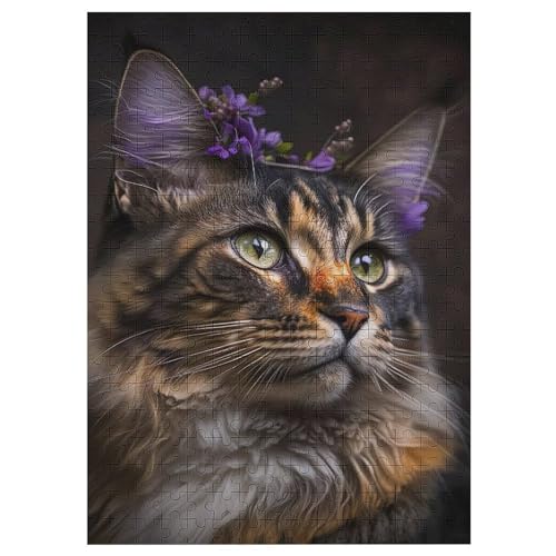 Katze Holzpuzzle 300 Teile Klassische Puzzles Erwachsene Kinder Puzzle DIY Kit Holzspielzeug Einzigartiges Geschenk 42×30cm Katze Holzpuzzle 300 Teile Klassische Puzzles Erwachsene Kinder Puzzle DIY Kit Holzspielzeug Einzigartiges Geschenk 42×30cm von WYYLLLL
