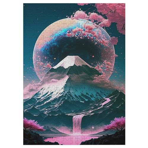 Kirschbaumkunst Japan 300 Teile Premium-Puzzles Für Erwachsene Kinder- Holzpuzzles Spaß Und Lernspiele - Perfekte Puzzle-Geschenke 42×30cm Kirschbaumkunst Japan 300 Teile Premium-Puzzles Für Erwachsene Kinder- Holzpuzzles Spaß Und Lernspiele - Perfekte Puzzle-Geschenke 42×30cm von WYYLLLL